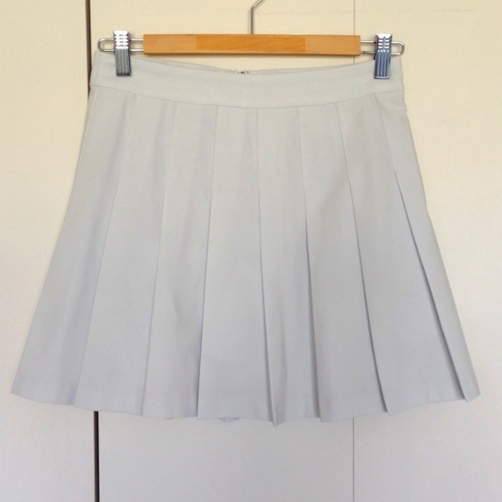 Sunday Best Women's Pleated Mini Skirt in White